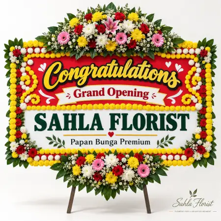 Papan Bunga Ucapan Selamat Pamulang