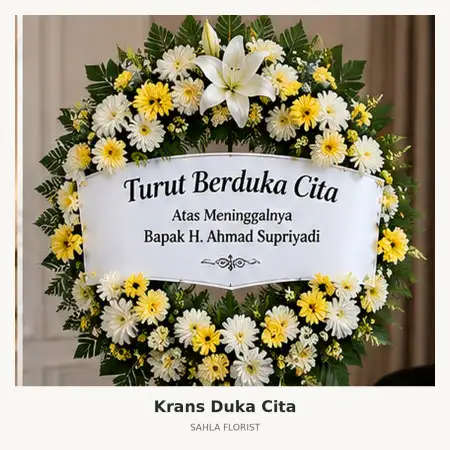 Krans Bunga Duka Pamulang